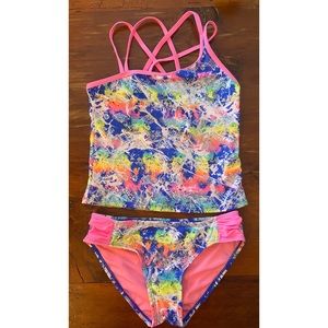 Girls BREAKING  WAVES  bathing suit